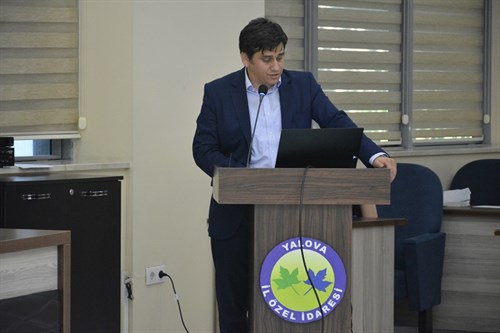 Yalova İl Özel İdaresi Genel Sekreteri Faaliyetler Hakkında Sunum Gerçekleştirdi
